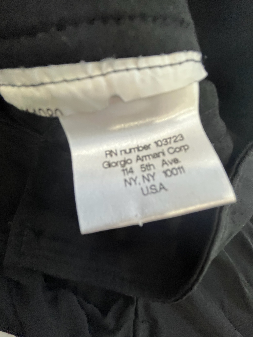 Giorgio Armani Black Pleated Wide Leg Trousers Pants Italy Size 40 US Sz 6 - Picture 6 of 10